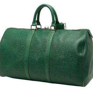 Louis Vuitton Green Duffel Bag
